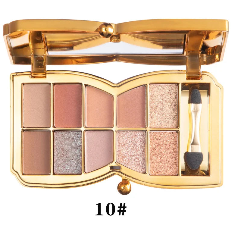 🔥LAST DAY 49% OFF✨10 Colors Sparkle Shimmer Eyeshadow Palette