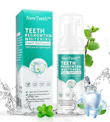 NEWTEETH™ TOOTHPASTE MOUSSE FOAM, CALCULUS REMOVAL, TEETH WHITENING, HEALING MOUTH ULCERS, ELIMINATING BAD BREATH, PREVENTING AND HEALING CARIES, TOOTH REGENERATION