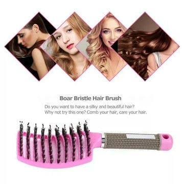 DETANGLER BRISTLE NYLON HAIRBRUSH 🔥BUY 1 GET 1 FREE LAST DAY🔥