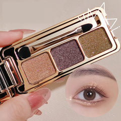 Retro trend tri-color eyeshadow