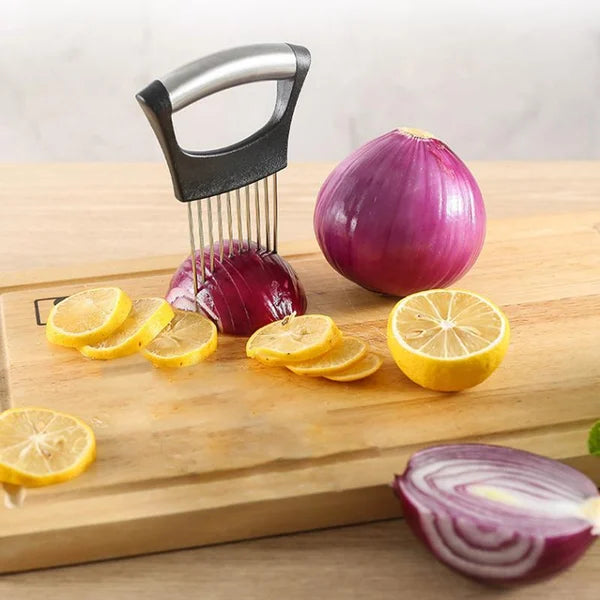 🔥🎁2024 New Year Hot Sale🎁49% 🔥 Stainless Steel Onion Slice Holder