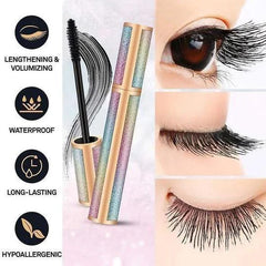 4D Waterproof Silk Fiber Thick Lengthening Star Mascara