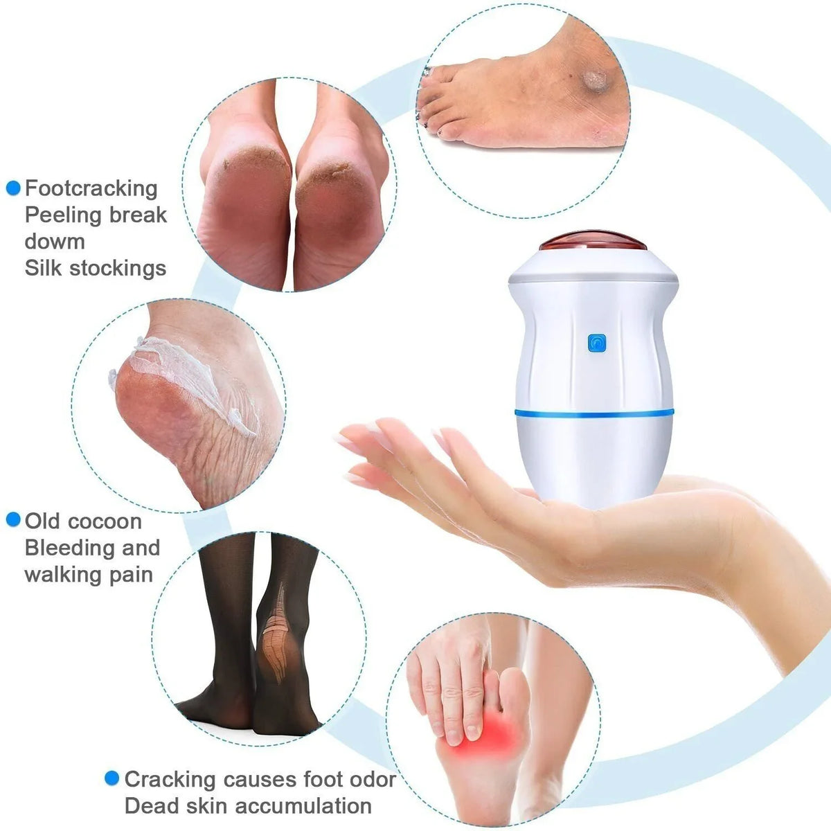 (🔥HOT SALE NOW 49% OFF) - New Electric Foot Grinder Skin Hard Rupture Skin Trimmer Dead Skin