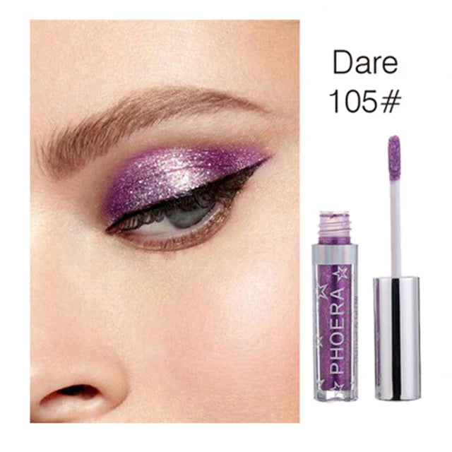 2024 Makeup Metallic Glitter Liquid Eyeshadow