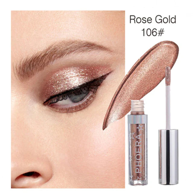 2024 Makeup Metallic Glitter Liquid Eyeshadow