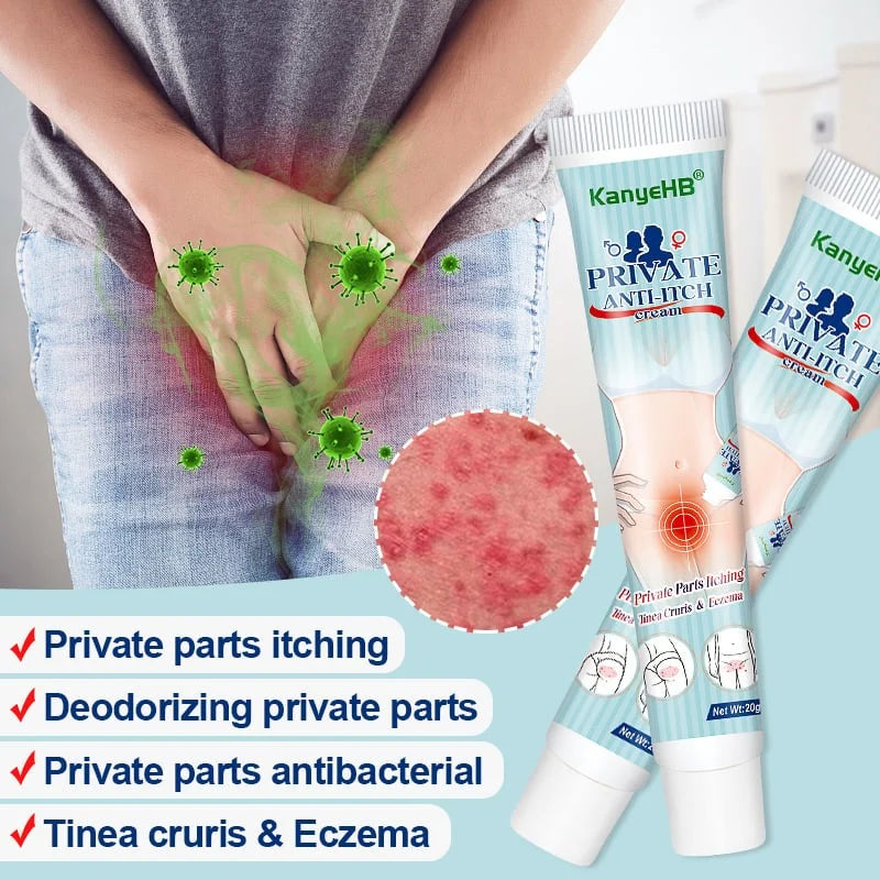 💥2024 Experts Recommend Product - New Upgraded Formula - Women's Antibacterial Itch Relief Cream【Permanent solution with no recurrence】