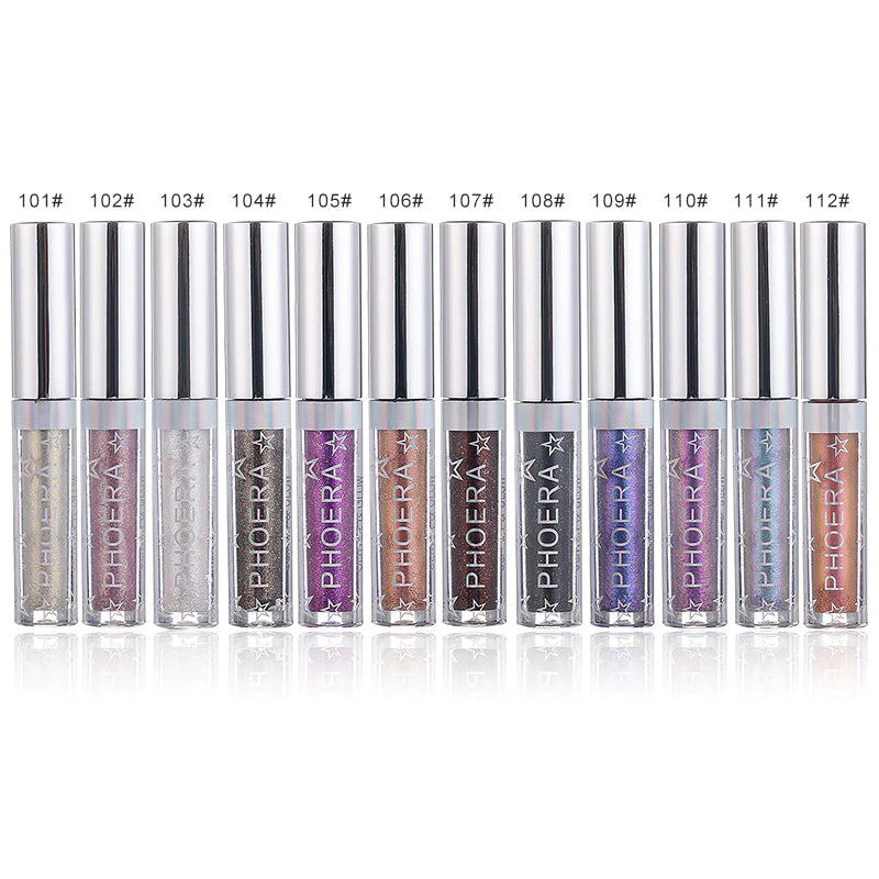 2024 Makeup Metallic Glitter Liquid Eyeshadow