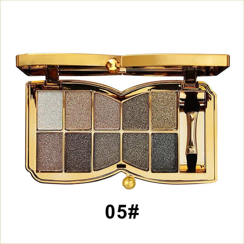 🔥LAST DAY 49% OFF✨10 Colors Sparkle Shimmer Eyeshadow Palette