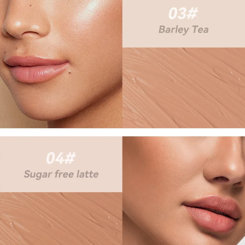 ROYUES Super Coverage Foundation with Buffing Brush