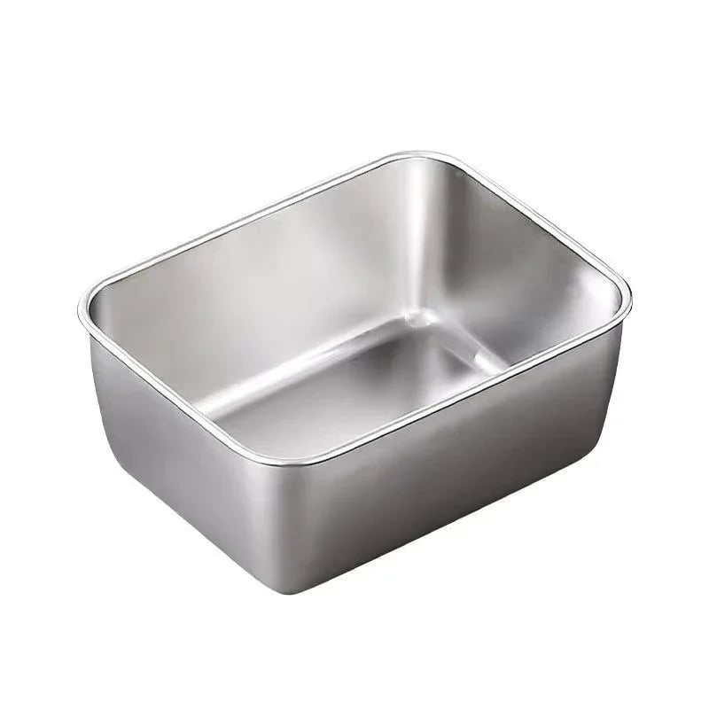 🔥2024-Hot Sale🎁-49% OFF-Stainless Steel Square Plate（With Lid）