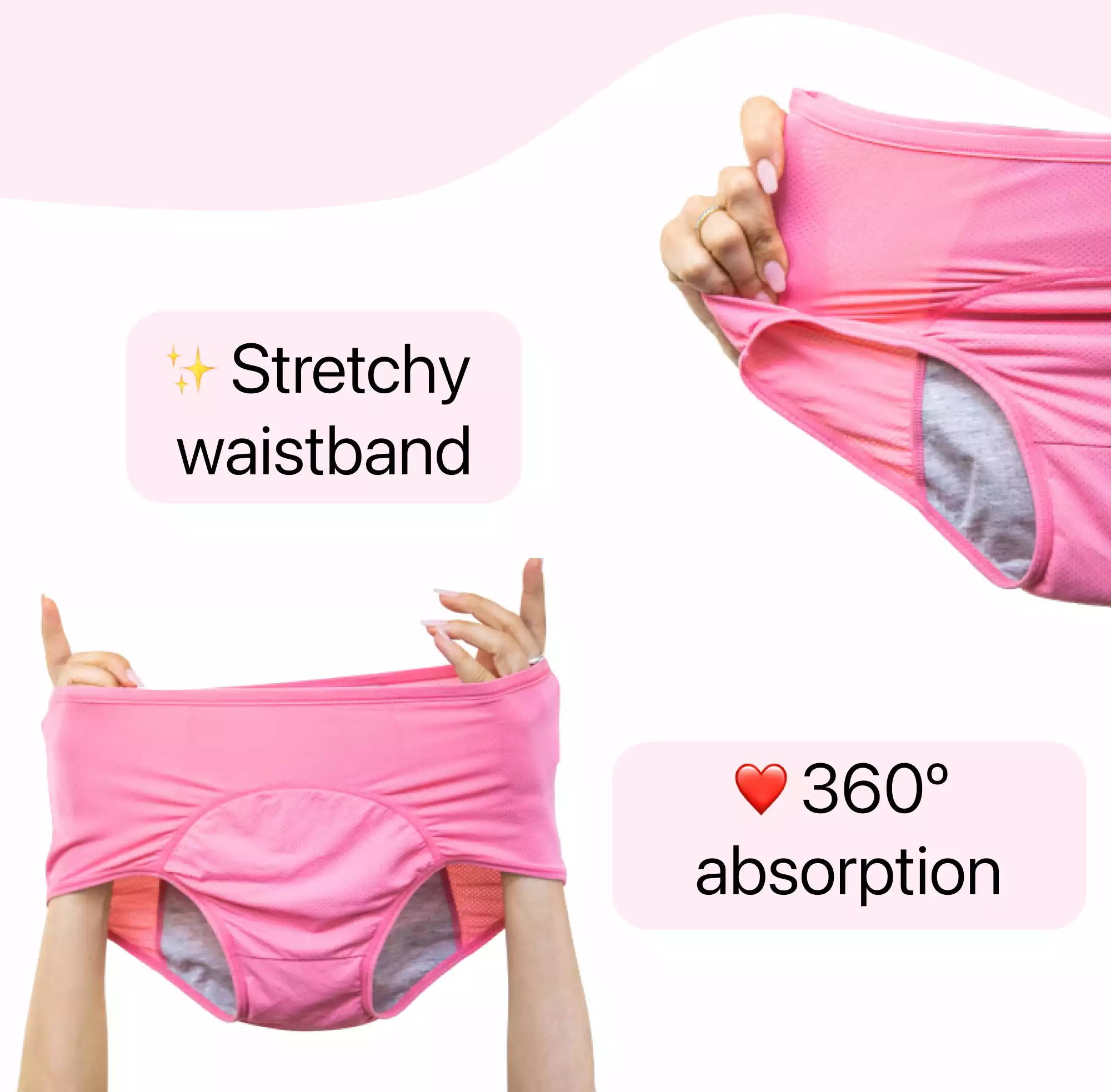 🌸Last Day Buy 3 Get 2 Free🌸2024 Best Seller High Waist Leak proof panties