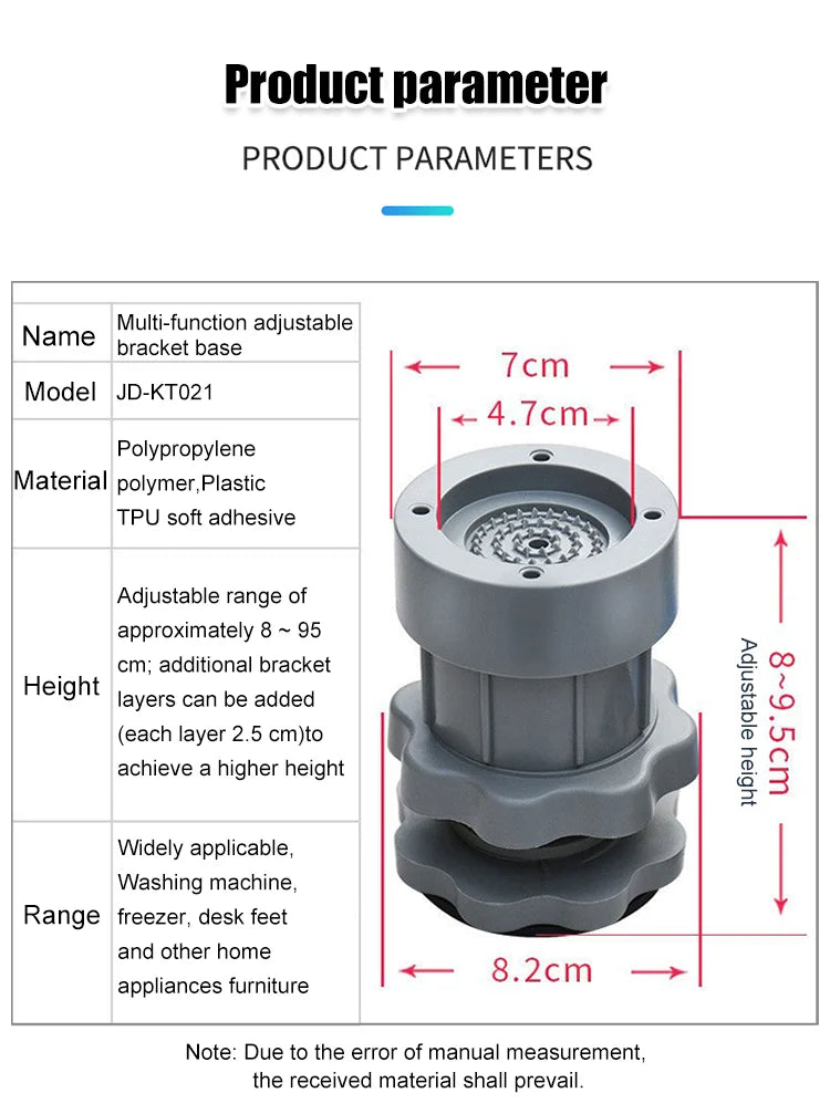 Multifunctional Adjustable Bracket Base