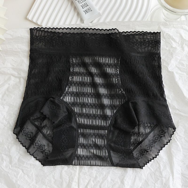 Women's Large Size High Waist Lace Panties