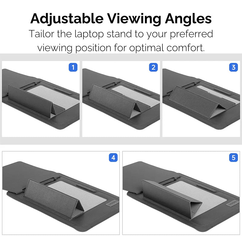 Laptop Bag Set with Adjustable Laptop Stand & Phone Stand