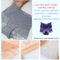 Women’s Lace High Waist Tummy Control Panties
