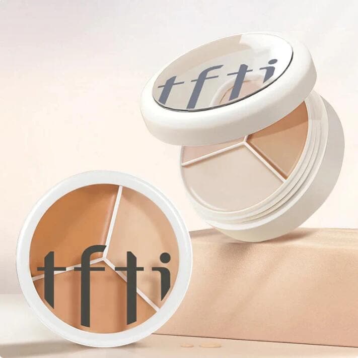 TFTI Tri-Color Concealer Covers Facial Spots And Pimples