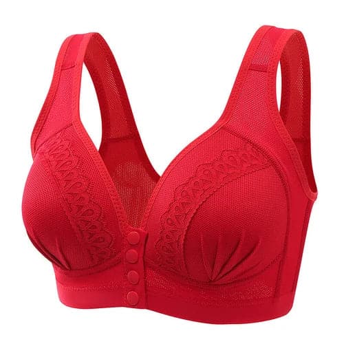 🥰BUY 1 GET 1 FREE🥰-2023 Front Button Breathable Skin-Friendly Cotton Bra