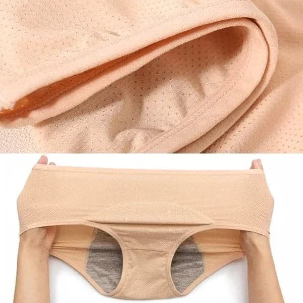 5PCS NEW NATERIALSET HIGH WAIST LEAK PROOF PANTIES