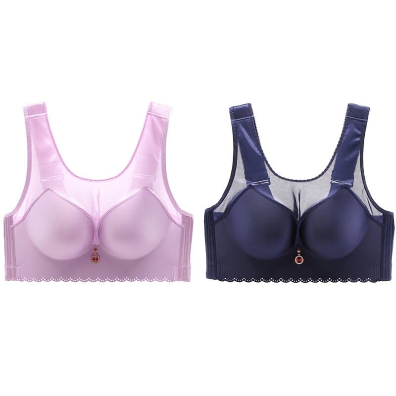 Plus Size Full Cup No Steel Ring Ultra thin Yoga Sports Bra