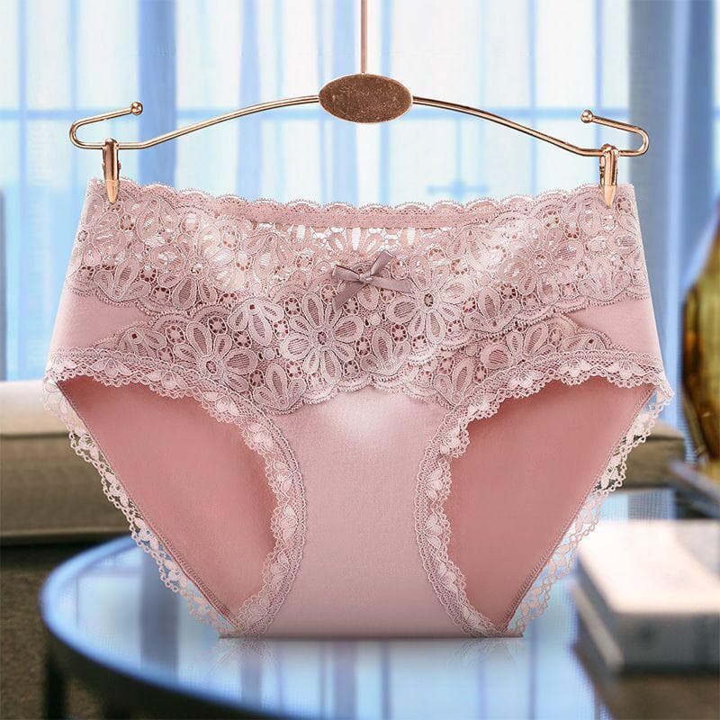 5 PCS Cotton Comfortable Sexy Lace Panties