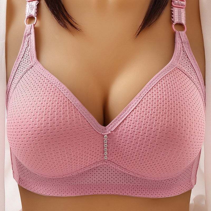 🔥2024 New Plus Size Bra Women Underwear Wire Free Comfort Soft Breathable🔥