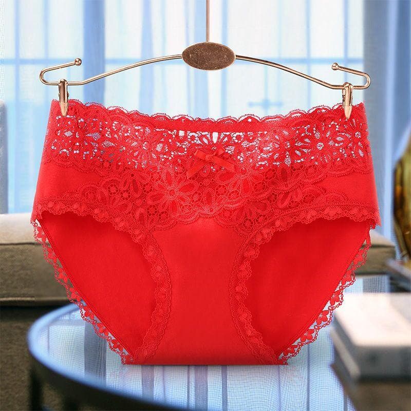 5 PCS Cotton Comfortable Sexy Lace Panties