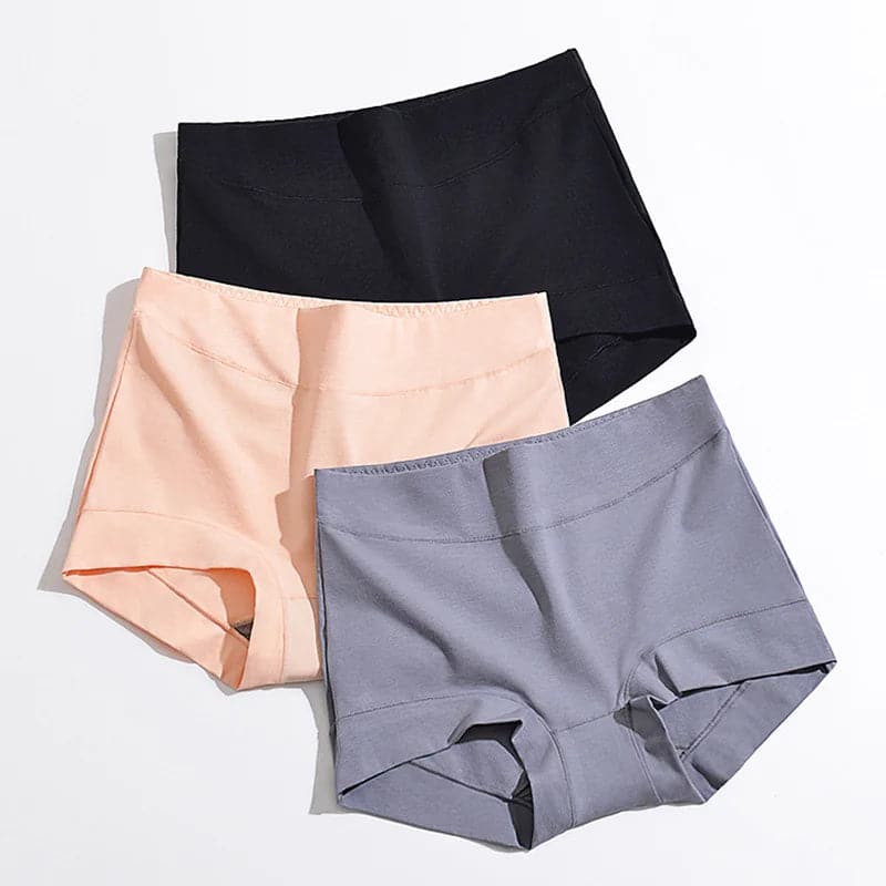 PAY 1 GET 3(3packs)🌸Women's Large Size High Waist Cotton Graphene Crotch Antibacterial Panties