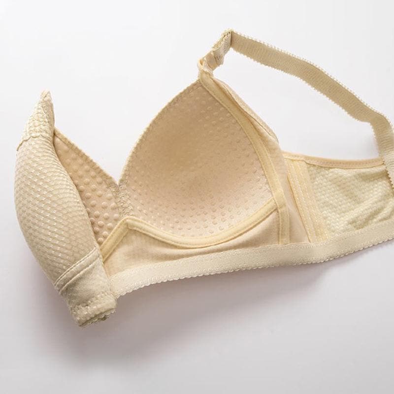 2024 Women Back Buckle Cotton Bras Wire Free Plus Size  Shoulder Straps Brasieres Comfort