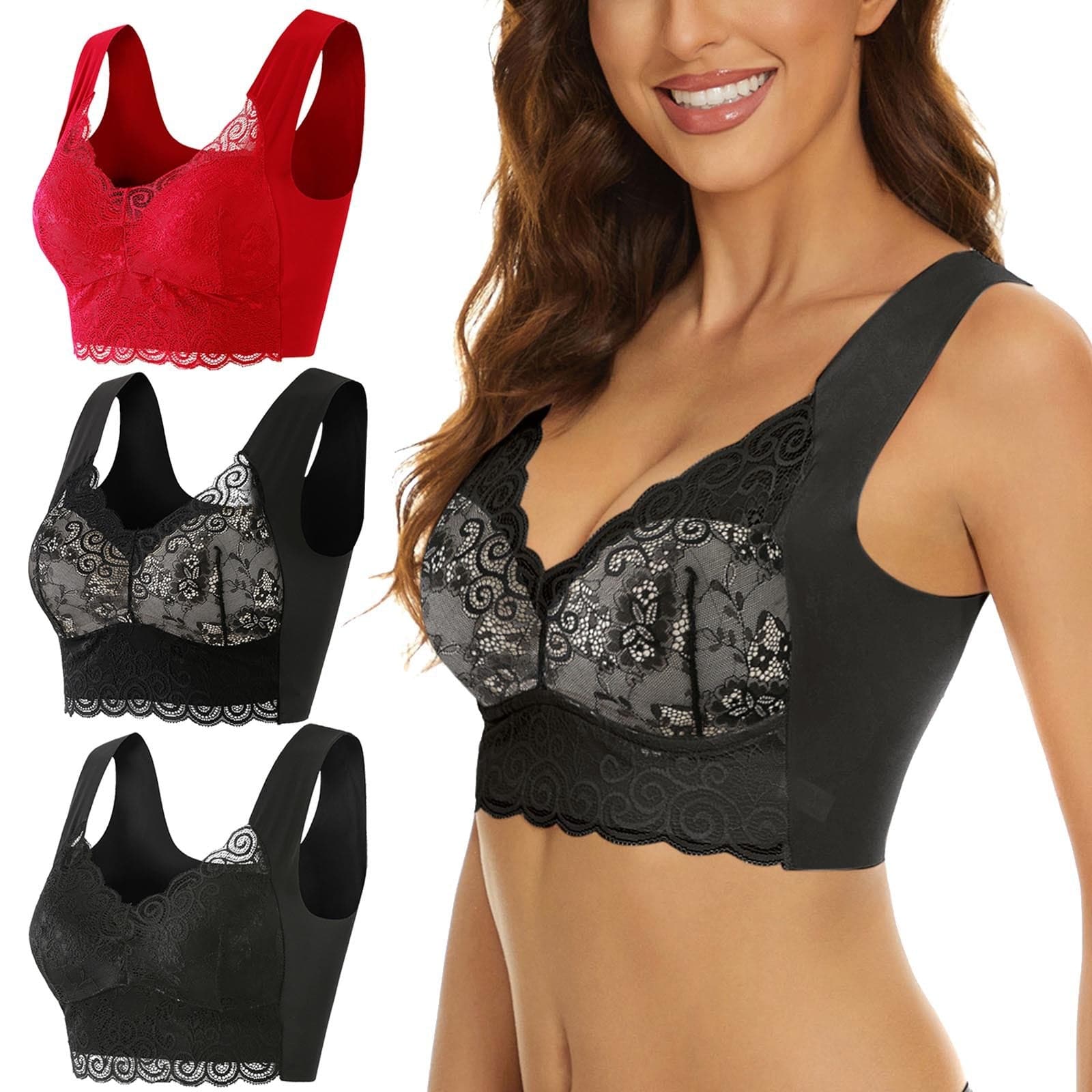 Healthfit™ Tourmaline Lymphatic Detoxification Shaping and Powerful Lifting & Breast Enhancement Bra