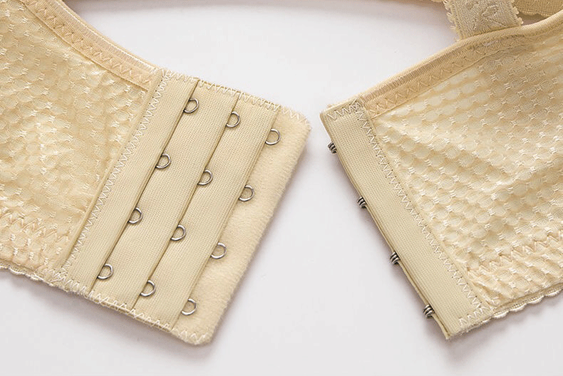 2024 Women Back Buckle Cotton Bras Wire Free Plus Size  Shoulder Straps Brasieres Comfort