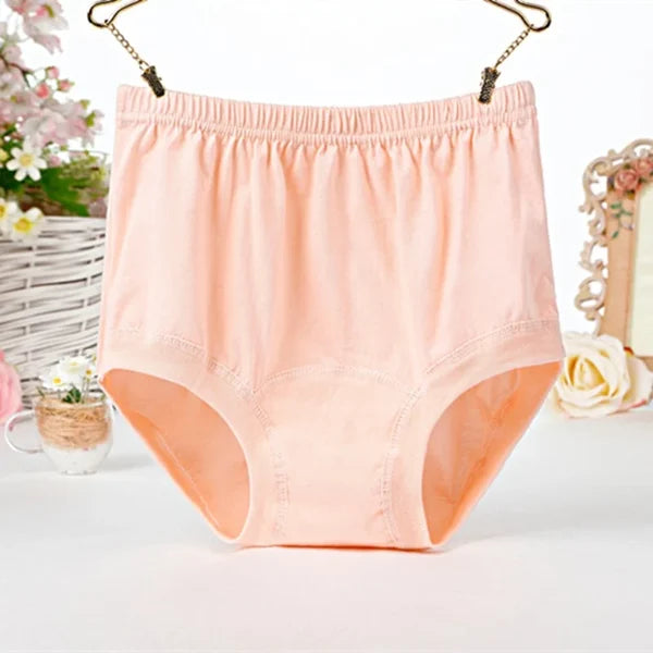 💥New Hot sales🔥2024 New High-Waist Ladies Cotton Panties Plus Sizes