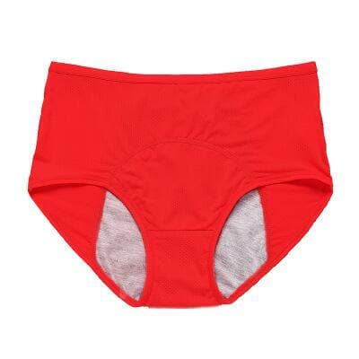 5PCS NEW NATERIALSET HIGH WAIST LEAK PROOF PANTIES