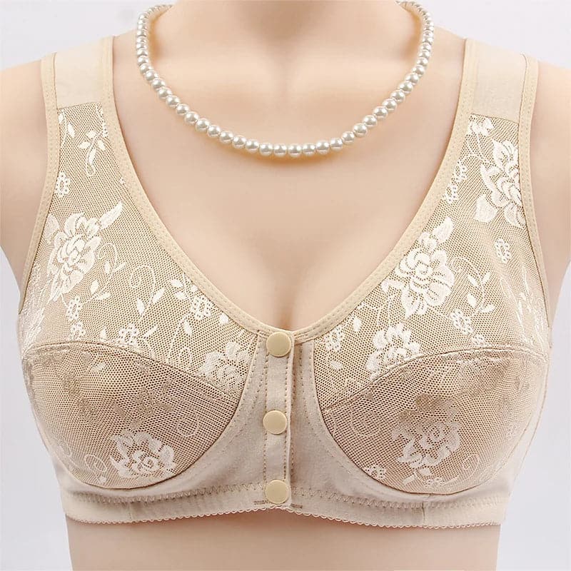 🔥Pay 1 Get 3(3packs)🔥Design for Senior Front Closure Bra