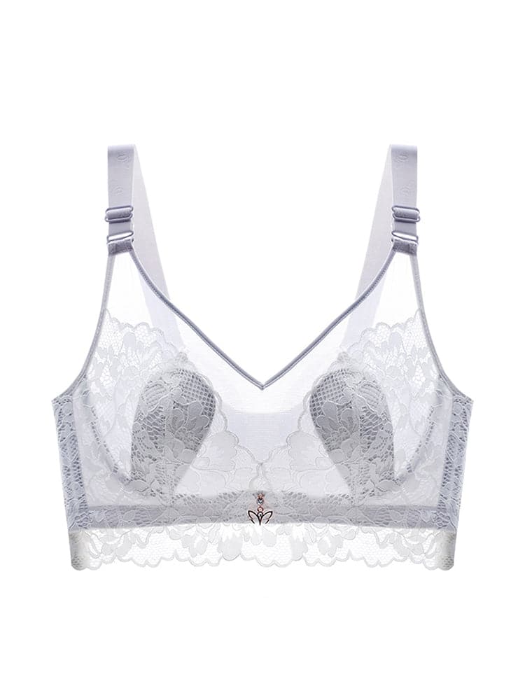 Breathable Lace Rabbit Ear Minimizer Bras