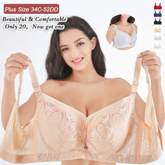 Plus Size Full Cup Push Up Bras Sexy Bralette Ultra thin no sponge