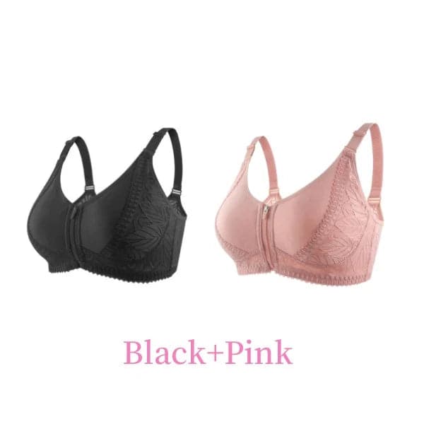 😍Buy 1 Get 1 Free Today🔥Front Zipper Full Cup Lift Bra