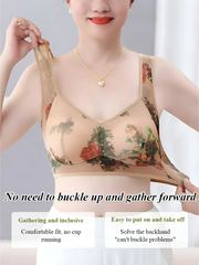 [Rich women are wearing]Lace Buttonless Comfortable Bra