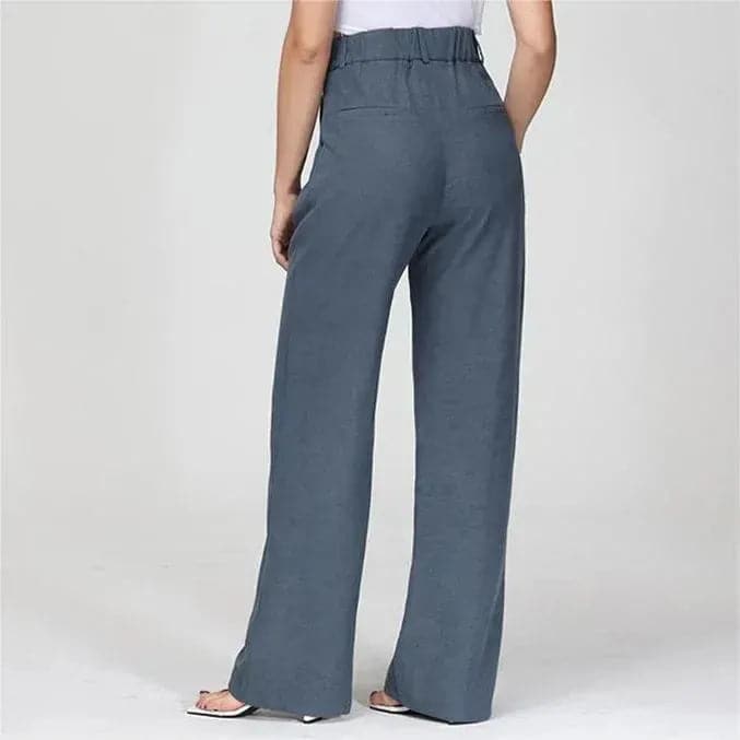 WOMEN'S EFFORTLESS TAILORED WIDE LEG PANTS