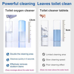 Toilet oxygen cleansing bubble cleaner