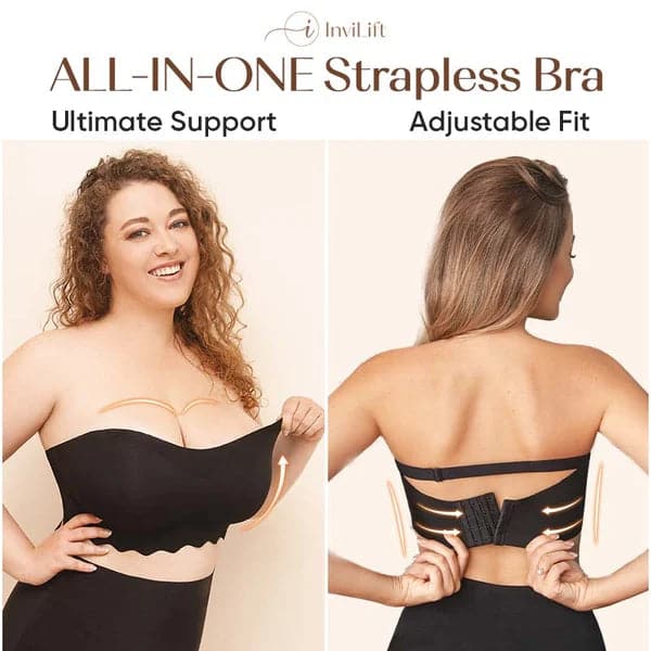 💖Mother's Day Promotion 49% 0ff-Plus size Sexy Strapless Invisible Push Up Bra