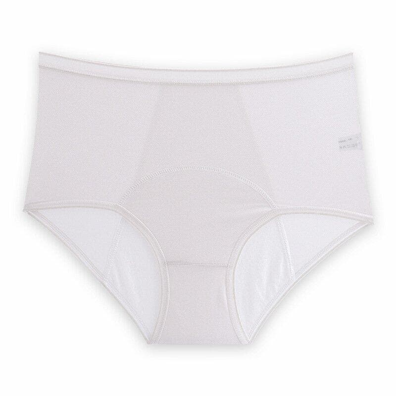 High Waist Leak Proof Ice Silk Panties Plus Size L 5XL
