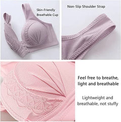 🥰BUY 1 GET 1 FREE🥰-2023 Front Button Breathable Skin-Friendly Cotton Bra