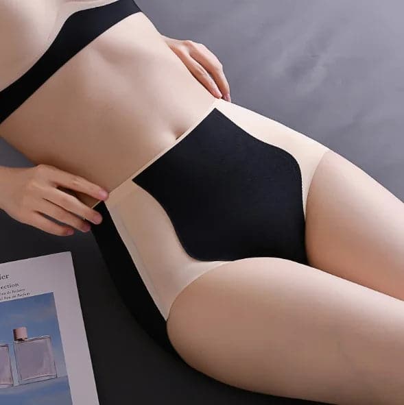 PAY 1 GET 4 PACKS🌸Color-block Traceless Hip-lifting Shaping Panties