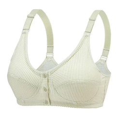 3 PCS Skin Friendly Cotton Front Button Bra