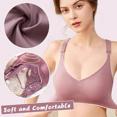 2021 Butterfly Embroidery Wirefree Bra