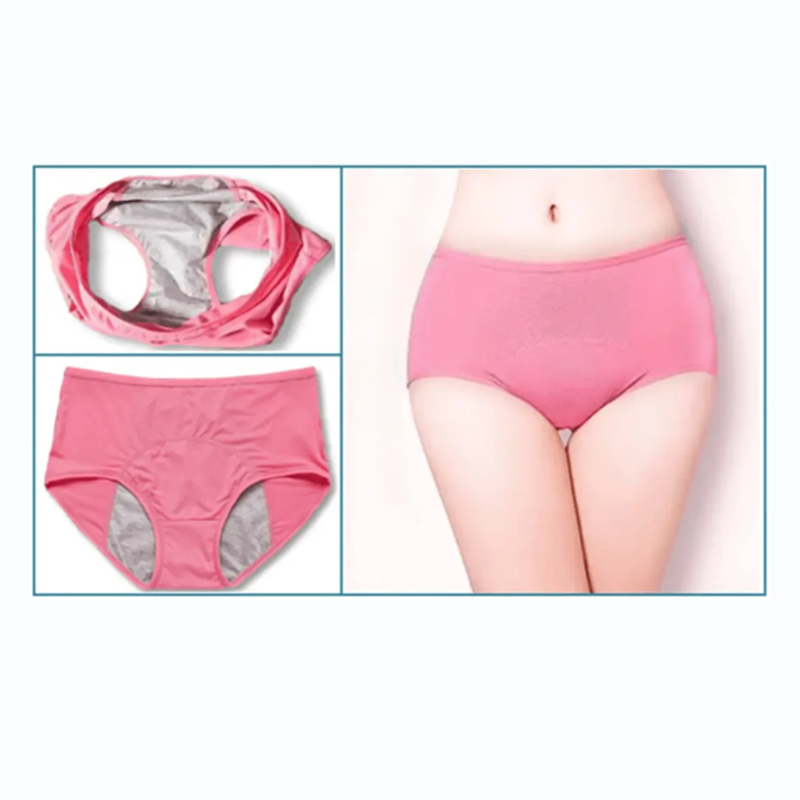 5Pcs/New NaterialSet High Waist Leak Proof Panties L-8XL