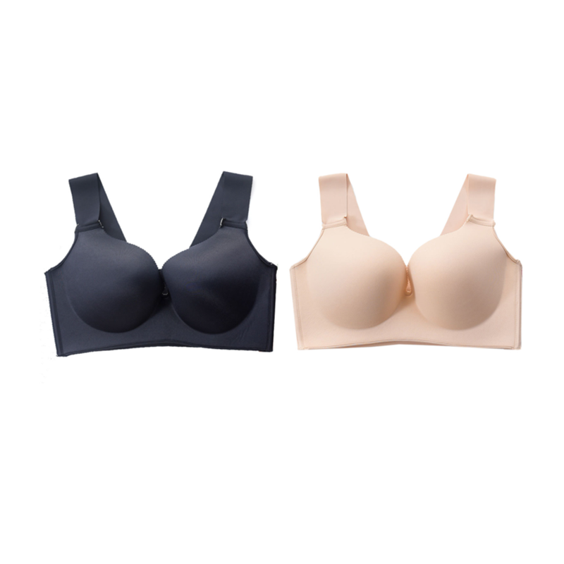 2021 New Plus Size B G cup Seamless Push Up Bra