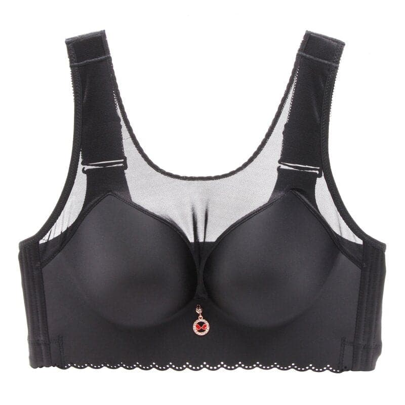 Plus Size Full Cup No Steel Ring Ultra thin Yoga Sports Bra