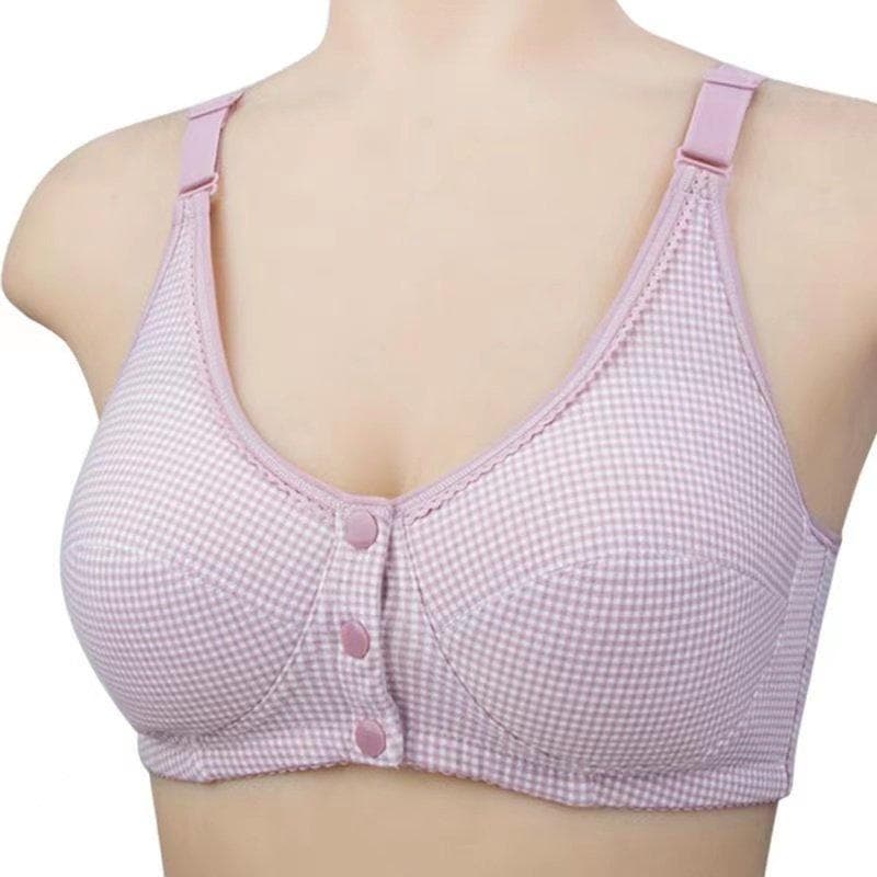 3 PCS Skin Friendly Cotton Front Button Bra