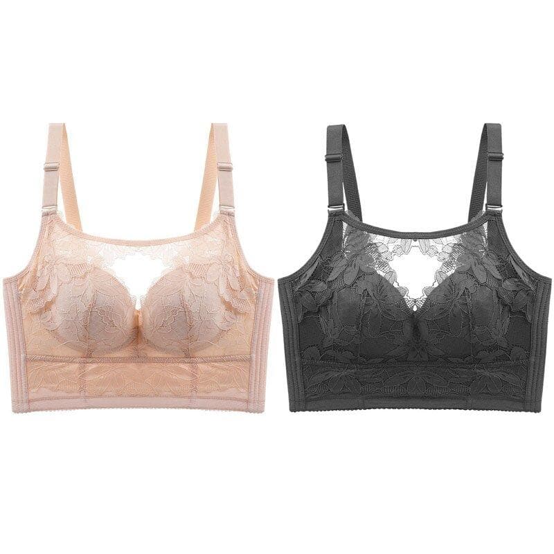 Full Cup Push Up Sexy Lace Gather Bra